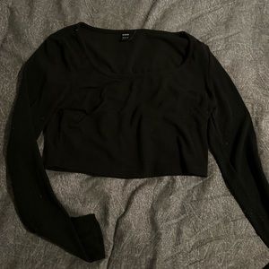 Shein Black Basic long Sleeve